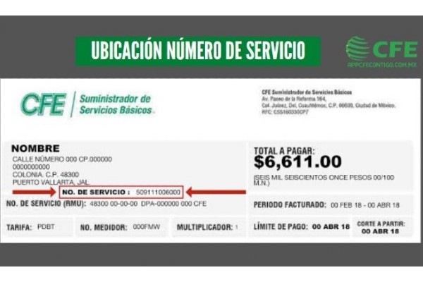 Cómo sacar el número de servicio con el número de medidor en México