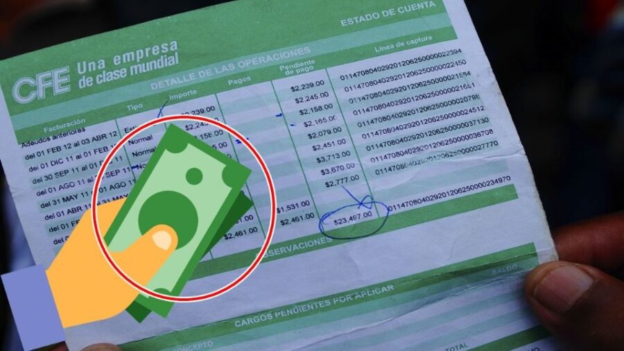 Cuando llega el recibo de luz en el 2024 en México