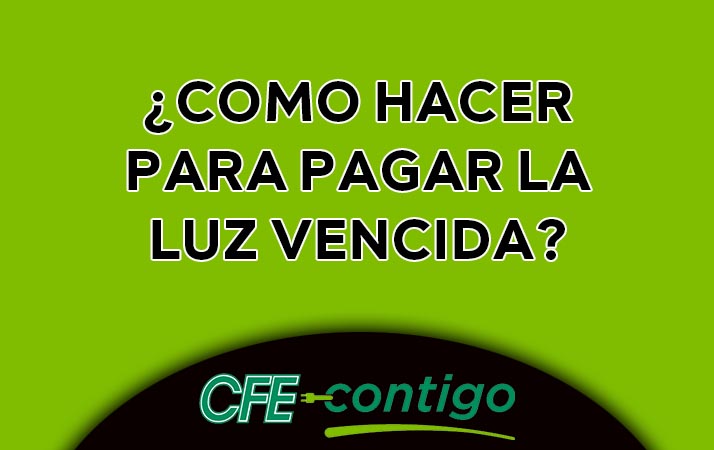 Cuánto tiempo dan para pagar el recibo dela luz ya vencido en México