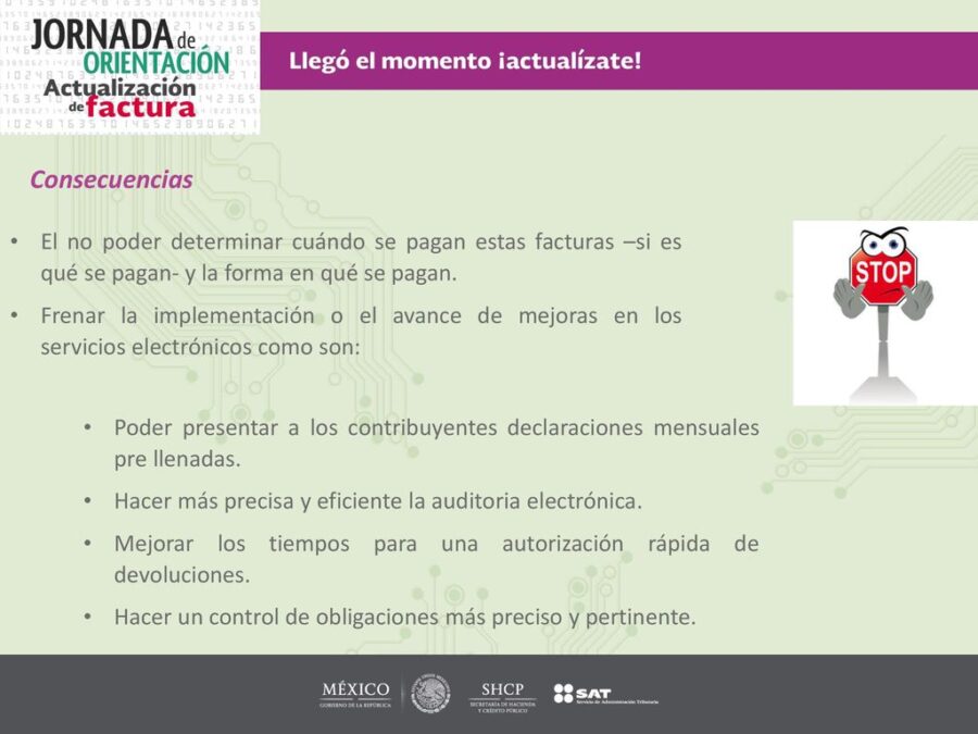 Qué pasa si no se pagan facturas en México