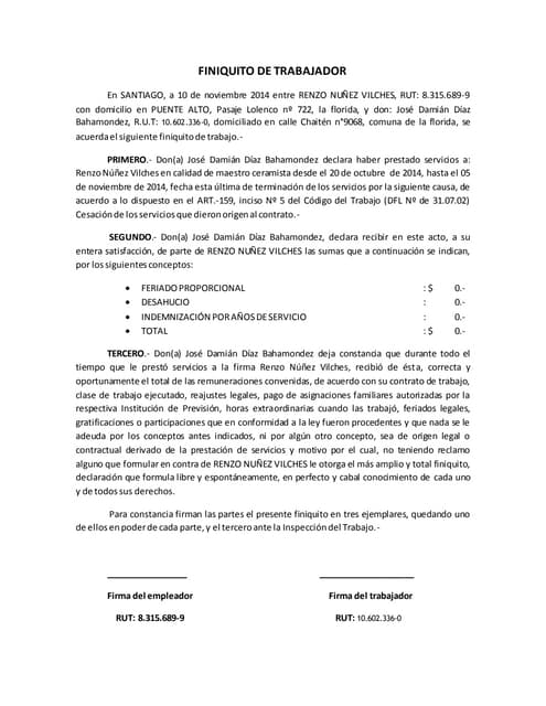 Terminación de Contrato por Finiquito CFE en México
