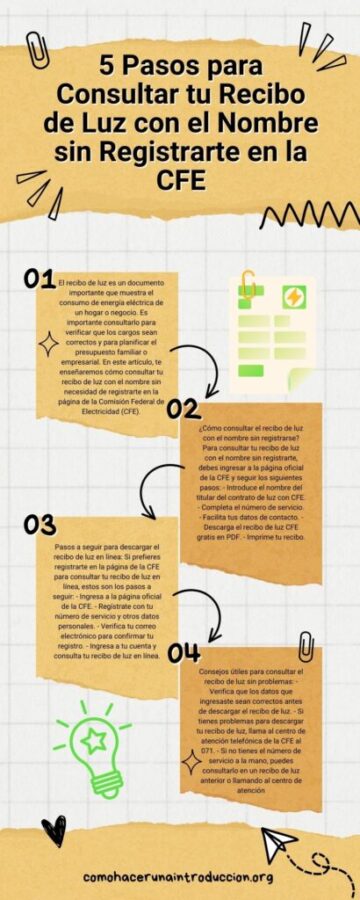 ¿Cómo consultar mi recibo de luz? en México